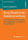 Image for Virtual Reality in der Produktentwicklung