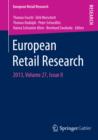Image for European Retail Research: 2013, Volume 27, Issue II