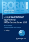 Image for Losungen Zum Lehrbuch Buchfuhrung 1 Datev-Kontenrahmen 2015