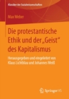 Image for Die protestantische Ethik und der &quot;Geist&quot; des Kapitalismus