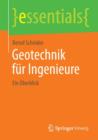 Image for Geotechnik fur Ingenieure : Ein Uberblick