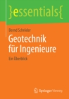 Image for Geotechnik fur Ingenieure: Ein Uberblick