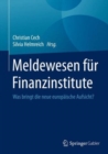 Image for Meldewesen fur Finanzinstitute