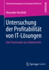 Image for Untersuchung der Profitabilitat von IT-Losungen: Eine Praxisstudie aus Anbietersicht