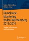 Image for Demokratie-Monitoring Baden-Wurttemberg 2013/2014: Studien zu Demokratie und Partizipation.