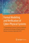 Image for Formal Modeling and Verification of Cyber-Physical Systems