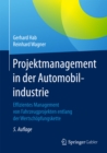 Image for Projektmanagement in der Automobilindustrie: Effizientes Management von Fahrzeugprojekten entlang der Wertschopfungskette