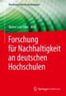 Image for Forschung fur Nachhaltigkeit an deutschen Hochschulen
