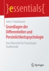 Image for Grundlagen der Differentiellen und Personlichkeitspsychologie: Eine Ubersicht fur Psychologie-Studierende