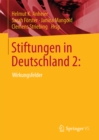 Image for Stiftungen in Deutschland 2: Wirkungsfelder