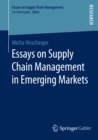 Image for Essays on Supply Chain Management in Emerging Markets