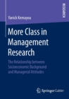 Image for More Class in Management Research