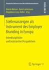 Image for Stellenanzeigen als Instrument des Employer Branding in Europa: Interdisziplinare und kontrastive Perspektiven