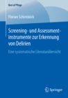 Image for Screening- und Assessmentinstrumente zur Erkennung von Delirien: Eine systematische Literaturubersicht