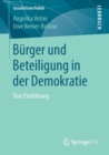 Image for Burger und Beteiligung in der Demokratie : Eine Einfuhrung