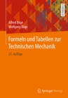 Image for Formeln Und Tabellen Zur Technischen Mechanik