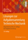 Image for Losungen zur Aufgabensammlung Technische Mechanik: Abgestimmt auf die 23. Auflage der Aufgabensammlung