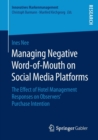 Image for Managing Negative Word-of-Mouth on Social Media Platforms