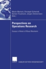 Image for Perspectives on Operations Research : Essays in Honor of Klaus Neumann