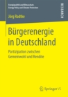 Image for Burgerenergie in Deutschland: Partizipation zwischen Gemeinwohl und Rendite