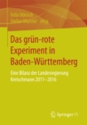 Image for Das grun-rote Experiment in Baden-Wurttemberg: Eine Bilanz der Landesregierung Kretschmann 2011-2016