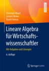 Image for Lineare Algebra fur Wirtschaftswissenschaftler : Mit Aufgaben und Loesungen