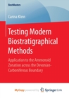 Image for Testing Modern Biostratigraphical Methods