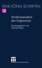 Image for Strukturanalyse der Gegenwart