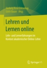 Image for Lehren und Lernen online: Lehr- und Lernerfahrungen im Kontext akademischer Online-Lehre