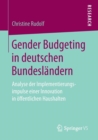 Image for Gender Budgeting in deutschen Bundeslandern
