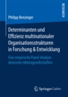 Image for Determinanten und Effizienz multinationaler Organisationsstrukturen in Forschung &amp; Entwicklung: Eine empirische Panel-Analyse deutscher Aktiengesellschaften