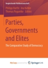 Image for Parties, Governments and Elites : The Comparative Study of Democracy