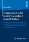 Image for Verlustausgleich in der Common Consolidated Corporate Tax Base : Wirkung des Richtlinienvorschlags zur CCCTB auf Investitionsentscheidungen unter Unsicherheit