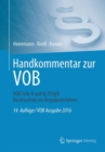 Image for Handkommentar zur VOB