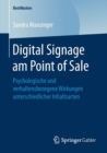 Image for Digital Signage am Point of Sale : Psychologische und verhaltensbezogene Wirkungen unterschiedlicher Inhaltsarten