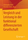 Image for Vergleich und Leistung in der funktional differenzierten Gesellschaft