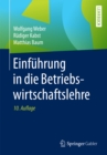 Image for Einfuhrung in Die Betriebswirtschaftslehre