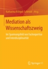 Image for Mediation als Wissenschaftszweig