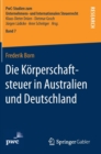 Image for Die Korperschaftsteuer in Australien und Deutschland