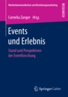 Image for Events und Erlebnis: Stand und Perspektiven der Eventforschung