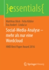 Image for Social-Media-Analyse - mehr als nur eine Wordcloud: HMD Best Paper Award 2016