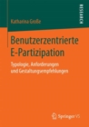 Image for Benutzerzentrierte E-Partizipation