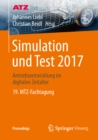Image for Simulation und Test 2017: Antriebsentwicklung im digitalen Zeitalter  19. MTZ-Fachtagung