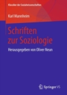 Image for Schriften zur Soziologie: Herausgegeben von Oliver Neun