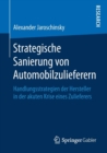 Image for Strategische Sanierung von Automobilzulieferern : Handlungsstrategien der Hersteller in der akuten Krise eines Zulieferers