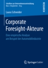 Image for Corporate Foresight-Akteure: Eine empirische Analyse am Beispiel der Automobilindustrie