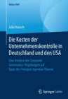 Image for Die Kosten der Unternehmenskontrolle in Deutschland und den USA
