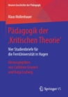 Image for Padagogik der ‚Kritischen Theorie‘