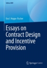 Image for Essays on Contract Design and Incentive Provision