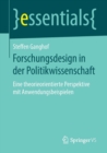 Image for Forschungsdesign in der Politikwissenschaft